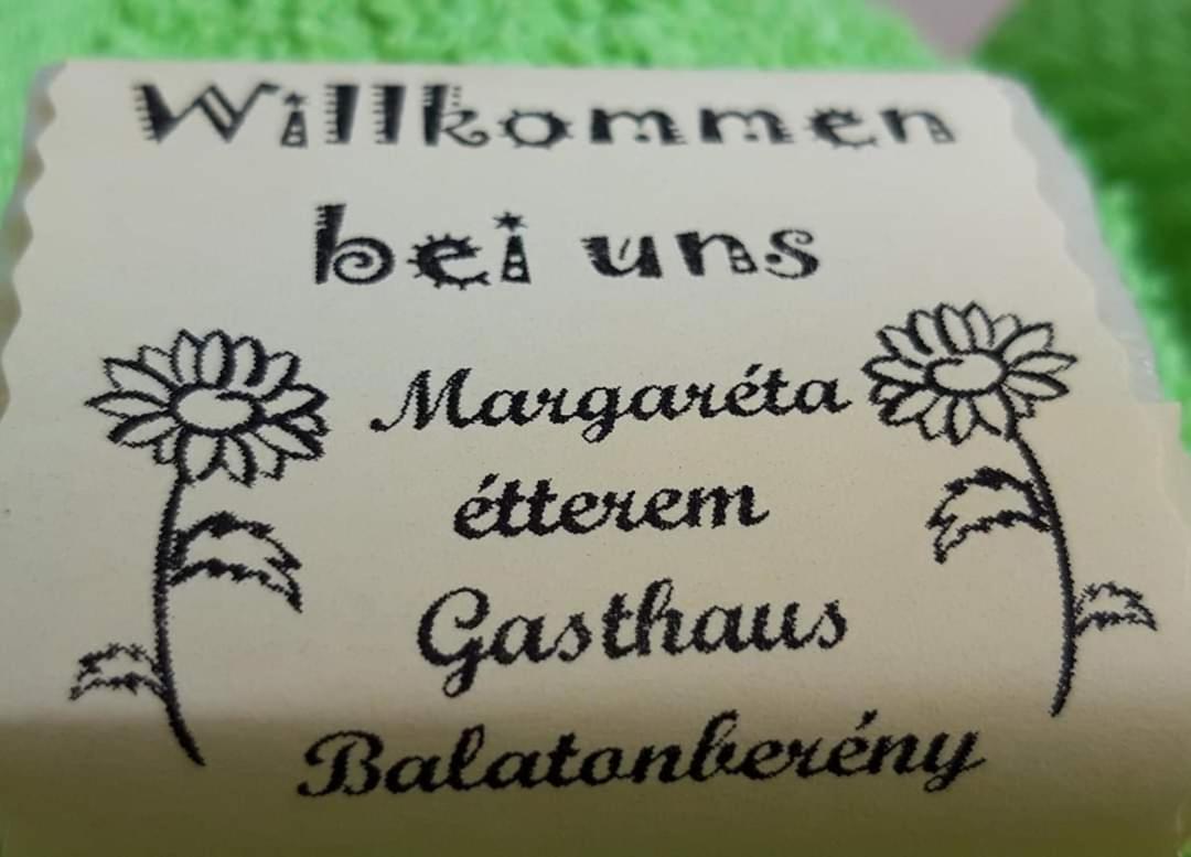 Margareta Etterem Es Vendeghaz Gasthaus Balatonbereny Ngoại thất bức ảnh
